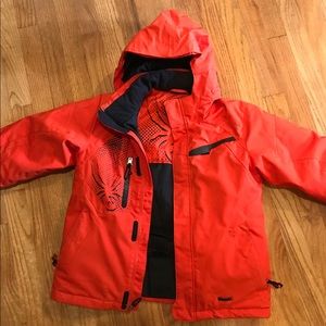 Boys Spyder ski coat / jacket sz 8/10 waterproof